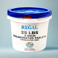 Regal Chemicals - 25 lb 3" Chlorinated Tabs Unwrapped